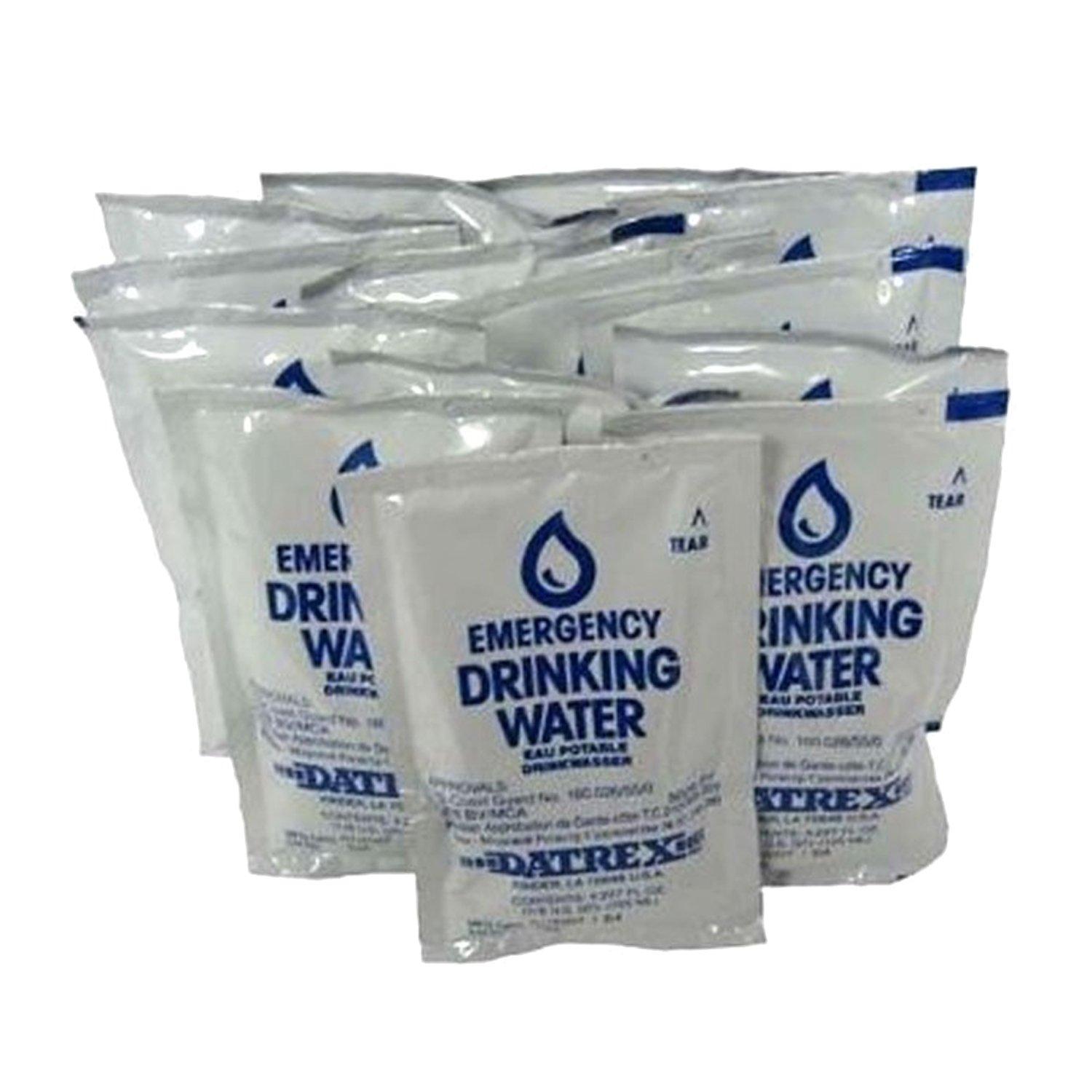 Datrex Datrex Emergency Water Packet 4.227 oz - 3 Day/72 Hour Supply (18 Packs) , White