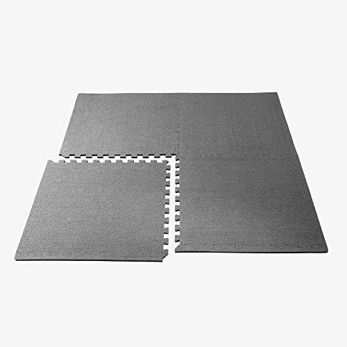 We Sell Mats We Sell Mats 3/8 Inch Thick Interlocking Foam Carpet Tiles Durable Carpet Squares Anti Fatigue Support for Home Office or Classroom Use, 24 in x 24 in