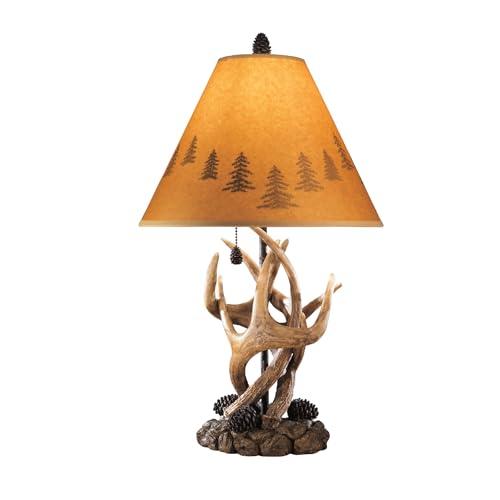 Signature Design by Ashley Signature Design by Ashley Derek Rustic Cabin Antler Lamp Set, 2 Count, Brown