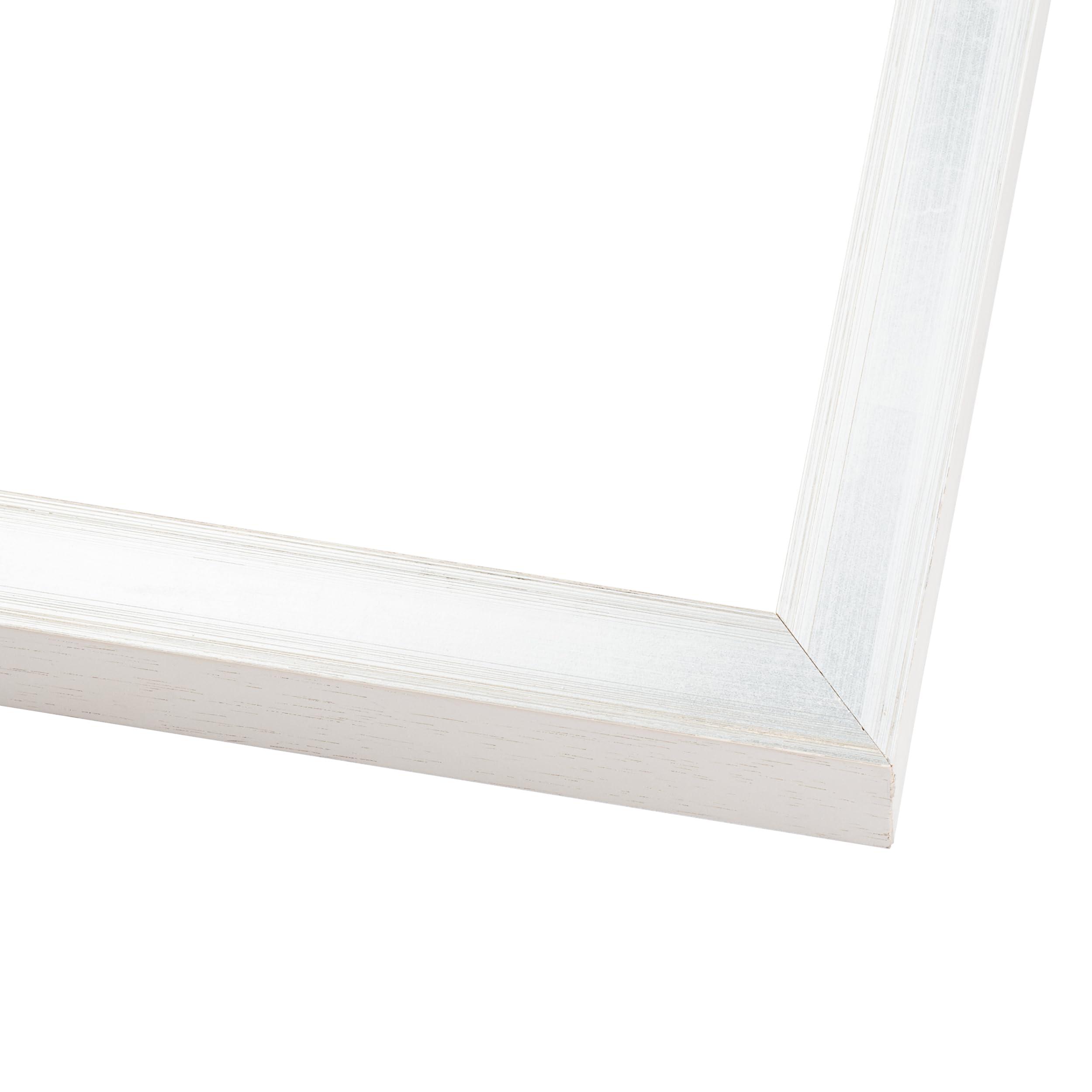 Poster Palooza Poster Palooza Comic Book Frame Wall Display with Mat for 3 CGC, CBCS OR PGX Graded Comics - Silver Comic Frame for 8.125x13 Comics