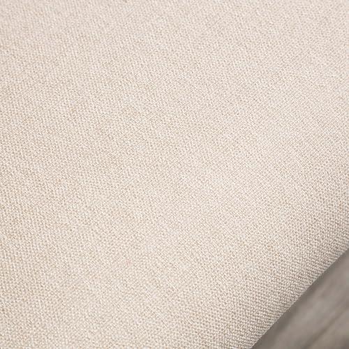 Furniture of America Furniture of America Tamsin Solid Wood Frame Side Chairs Set of 2 with Fabric Padded Seat, Accent Seating for Dining Room, Home Kitchen, Distressed Natural