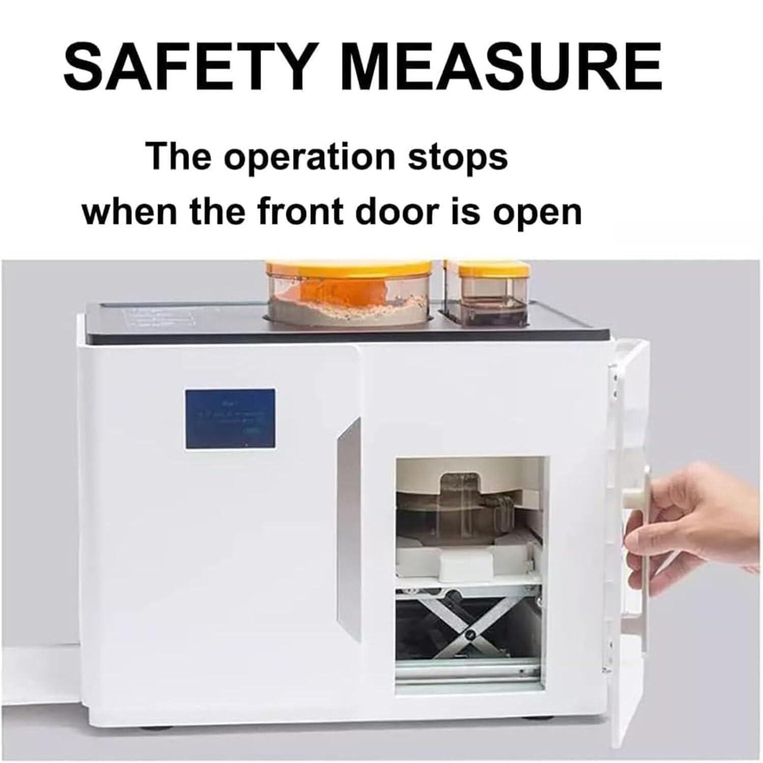 NUHGFTYBF Fully Automatic Indian Pancake Machine,One-Click Production of 20 Pieces/Time,Suitable for Flour Tortilla,Dosa Bread,Thickness Adjustable from 1.0 Mm to 1.5 Mm(220V)