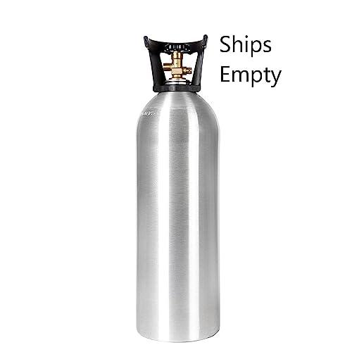 Varies New 20 lb Aluminum CO2 Cylinder Tank with Handle and New CGA320 Valve