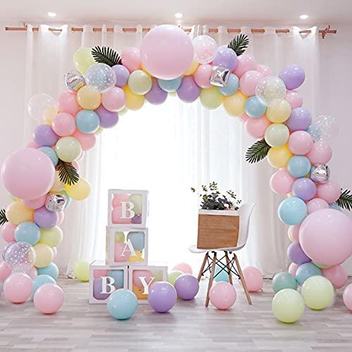 QPEY Balloon Arch kit with Base, 9Ft Tall &10Ft Wide Adjustable Balloon Arch Stand Party Backdrop Decoration Tool for Wedding Birthday Baby Shower Halloween Christmas Party