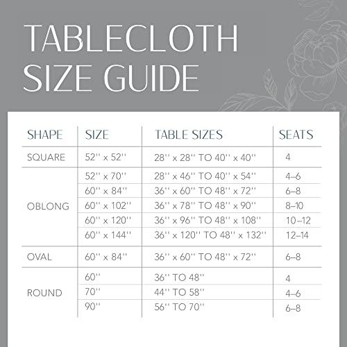 Elrene Home Fashions Elrene Home Fashions Deluxe Heavy Duty Table Pad Protector Cushioned Flannel Backing, 52\" x 70\", White