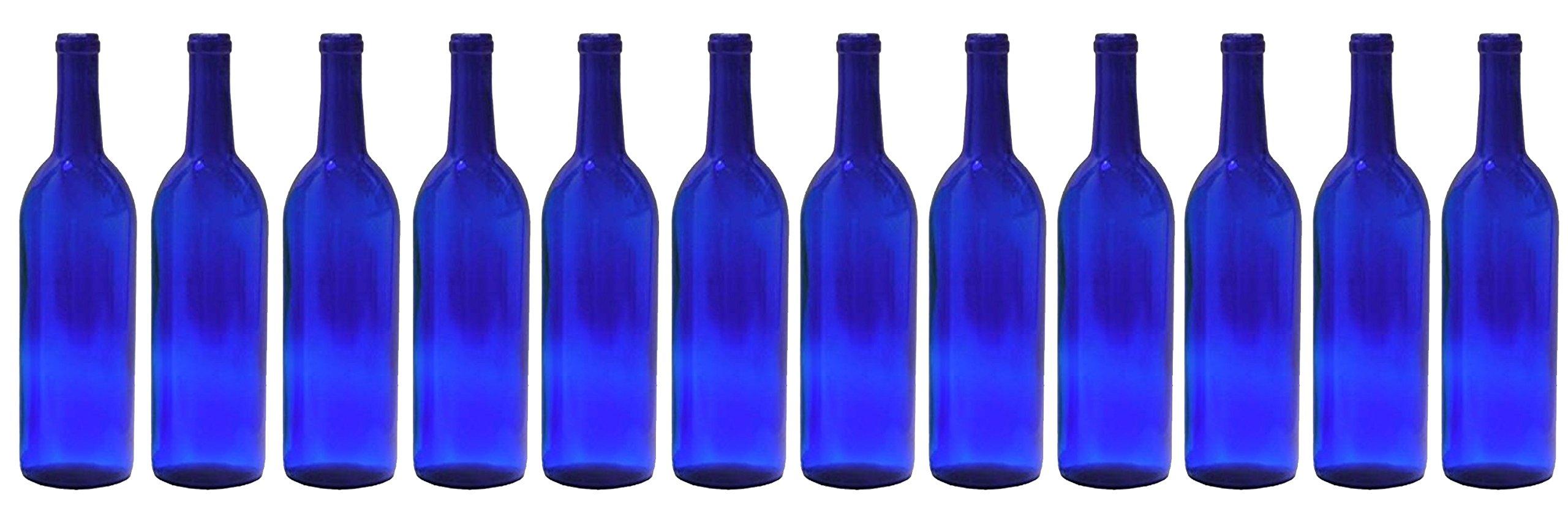 Midwest Homebrewing and Winemaking Supplies Midwest Homebrewing and Winemaking Supplies 750 ml Cobalt Glass Claret/Bordeaux Bottles (12 per case)