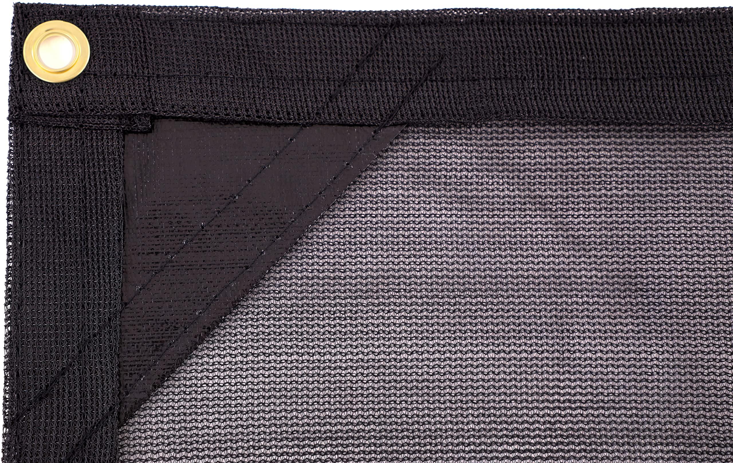 Kotap Kotap 12-ft x 24-ft Heavy-Duty 6.5 Oz Black Mesh Shade/Truck Tarp, Item: MESH-1224