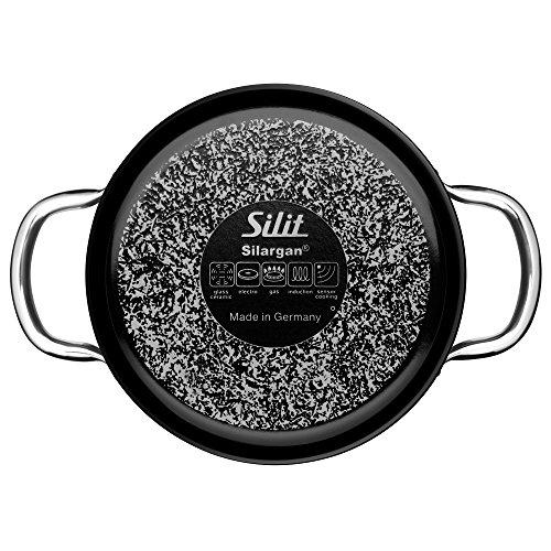 Silit Silit Passion Hollow Handles Silargan Functional Ceramic Pot, 33 x 28 x 17.3 cm, Black