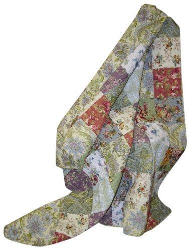 Greenland Home Greenland Home Blooming Prairie Quilted Patchwork Throw