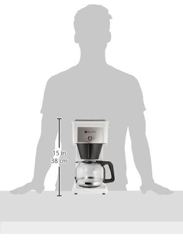 BUNN BUNN GRW Velocity Brew 10-Cup Home Coffee Brewer, White