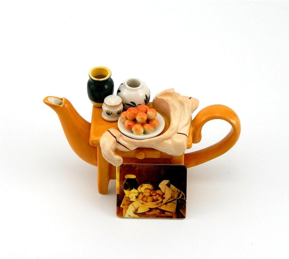 The Collectors Teapot Collection Jim Baileys Miniature Novelty Teapot -Cezanne Table