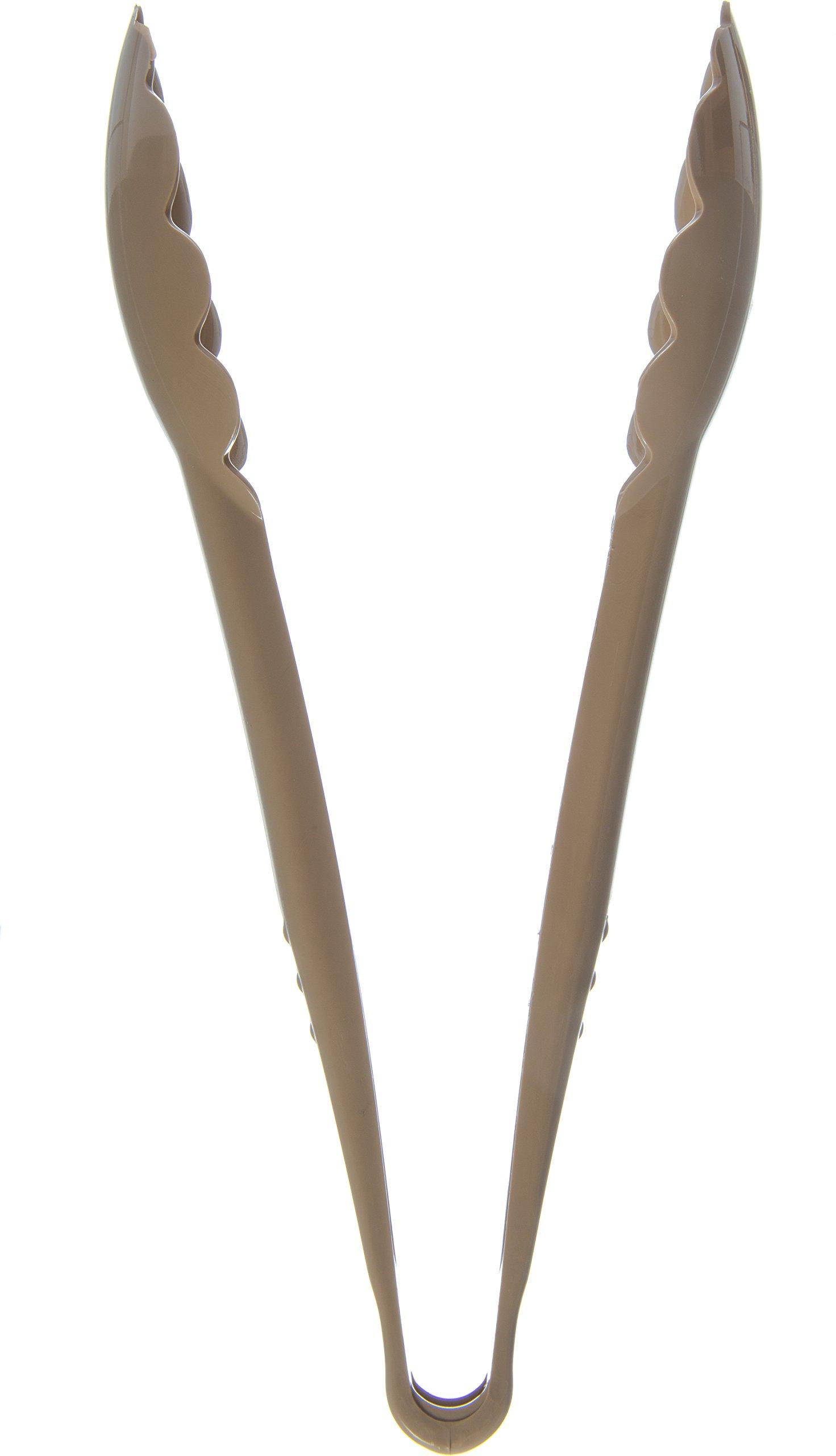 Carlisle FoodService Products Carlisle FoodService Products 470906 Carly Salad Tong, 9\" Utility Tong, Beige, 1 Pack