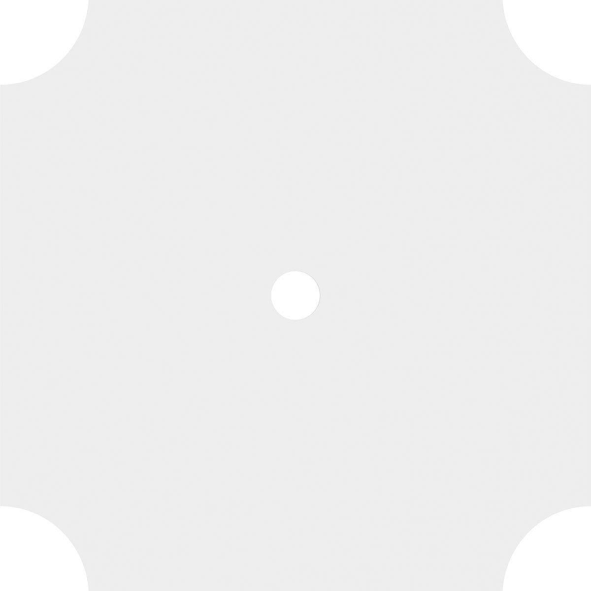 Ekena Millwork Ekena Millwork CMP24LE-02000 Locke Architectural Grade PVC Contemporary Urethane Ceiling Medallions 24\"OD x 2\"ID x 14 1/4\"C x 1\"P