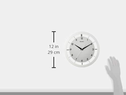 SEIKO SEIKO 11 Inch St John Brushed Metal Wall Clock