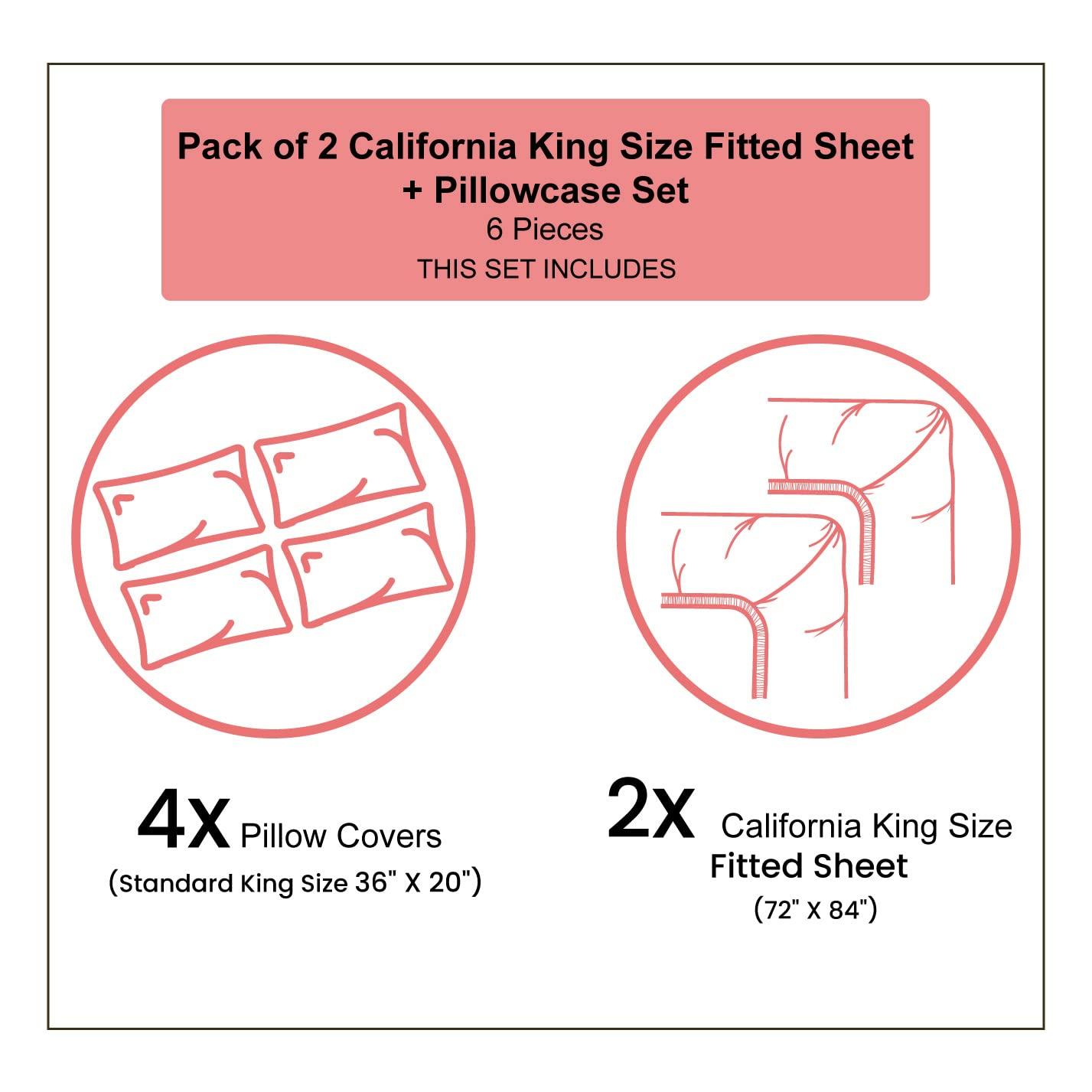 Lunarable Lunarable Animal 2 Pack Fitted Sheet & Pillow Sham Set, Furry Hipster Koala Portrait, 4 Pcs Bedding Decor, Package Contains 2 Calking Size Fitted Sheets & 4 Pillow Covers, Mint and Reseda Green