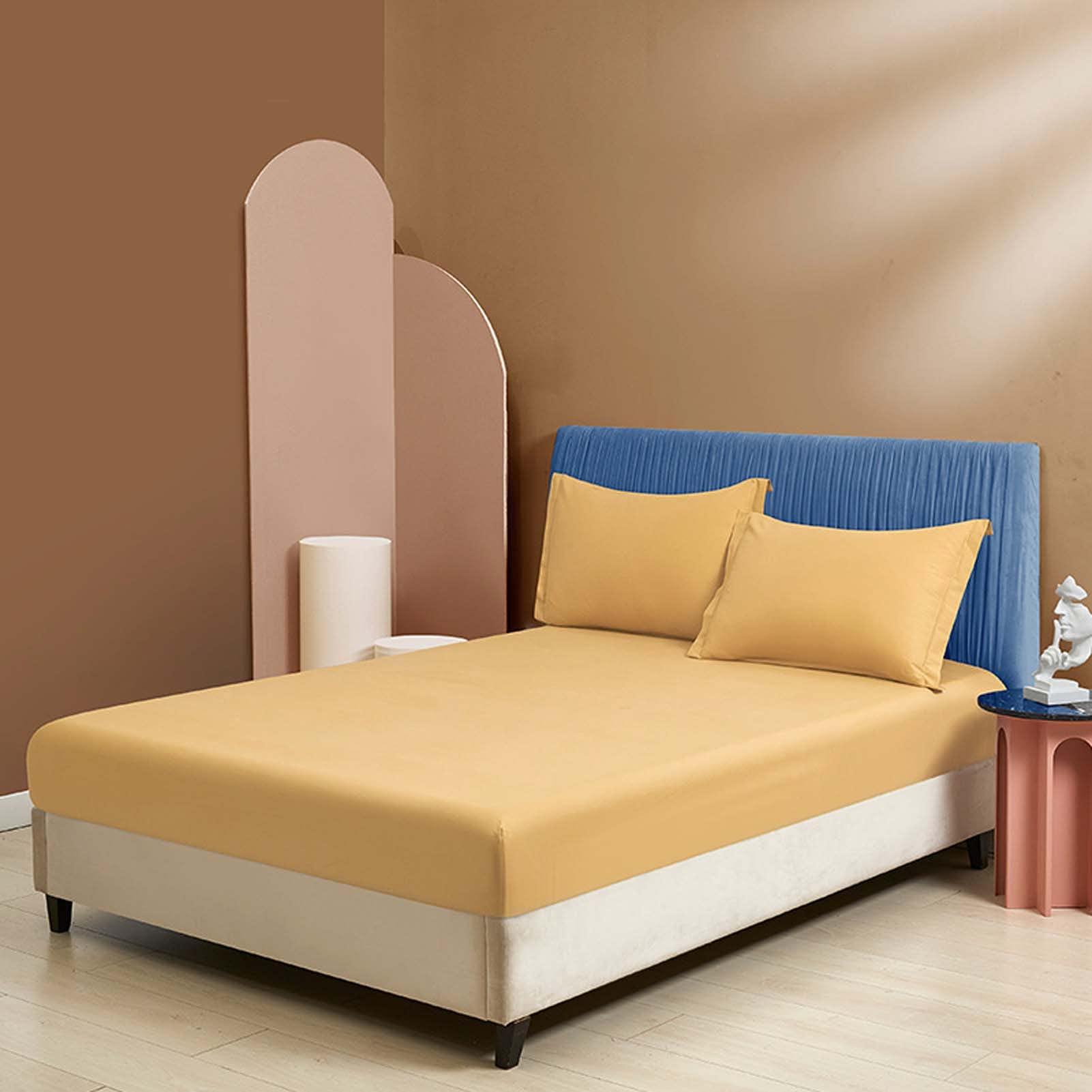 RGRE RGRE 100% Cotton Fitted Sheets 39x79 Inch, Fitted Sheet Only - Deep Pocket Fitted Sheet - Fitted Bottom Sheet Soft and Comfy - Fits Mattress Perfectly