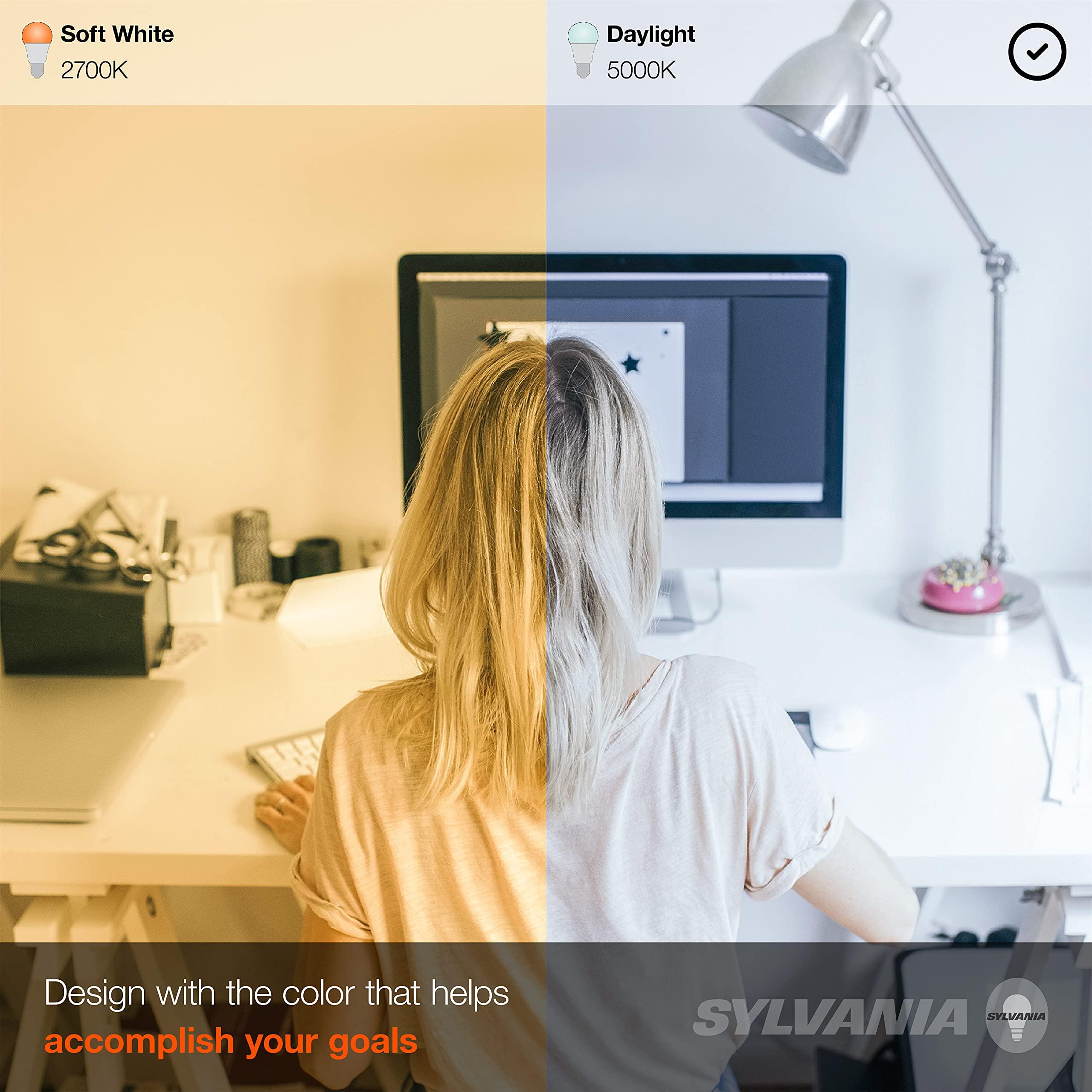 LEDVANCE SYLVANIA Night Chaser LED PAR38 Light Bulb, 250W=25W, Wet Rated, 2650 Lumens, 5000K, Daylight - 1 Pack (74794)