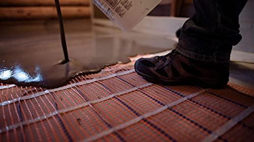 SunTouch SunTouch TapeMat Electric Under Floor Heating Kit with Command Touch Programmable Thermostat 120V, 2.0' x 10.0' (20 Sq. Ft.), Orange
