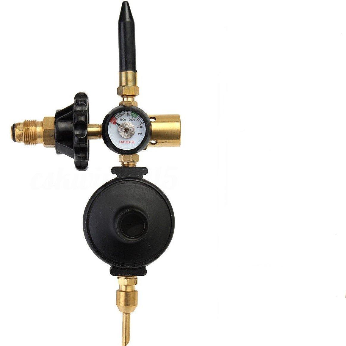 PMU PMU Balloon Inflator Dual Mylar and Latex Balloon Filler Valve (With Auto Foil Balloon Shut Off Valve) Pkg/1