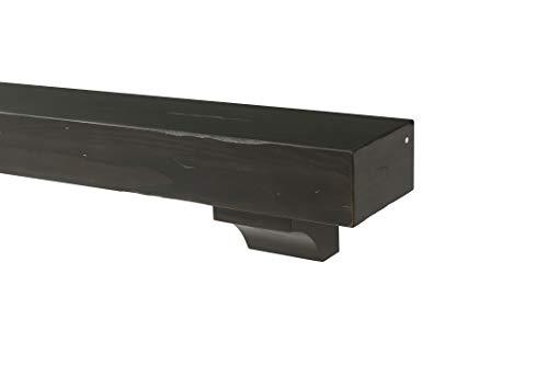 Pearl Mantels Pearl Mantels 412-48-20 The Shenandoah 48-Inch Shelf/Mantel Shelf Espresso Rustic Distressed Finish