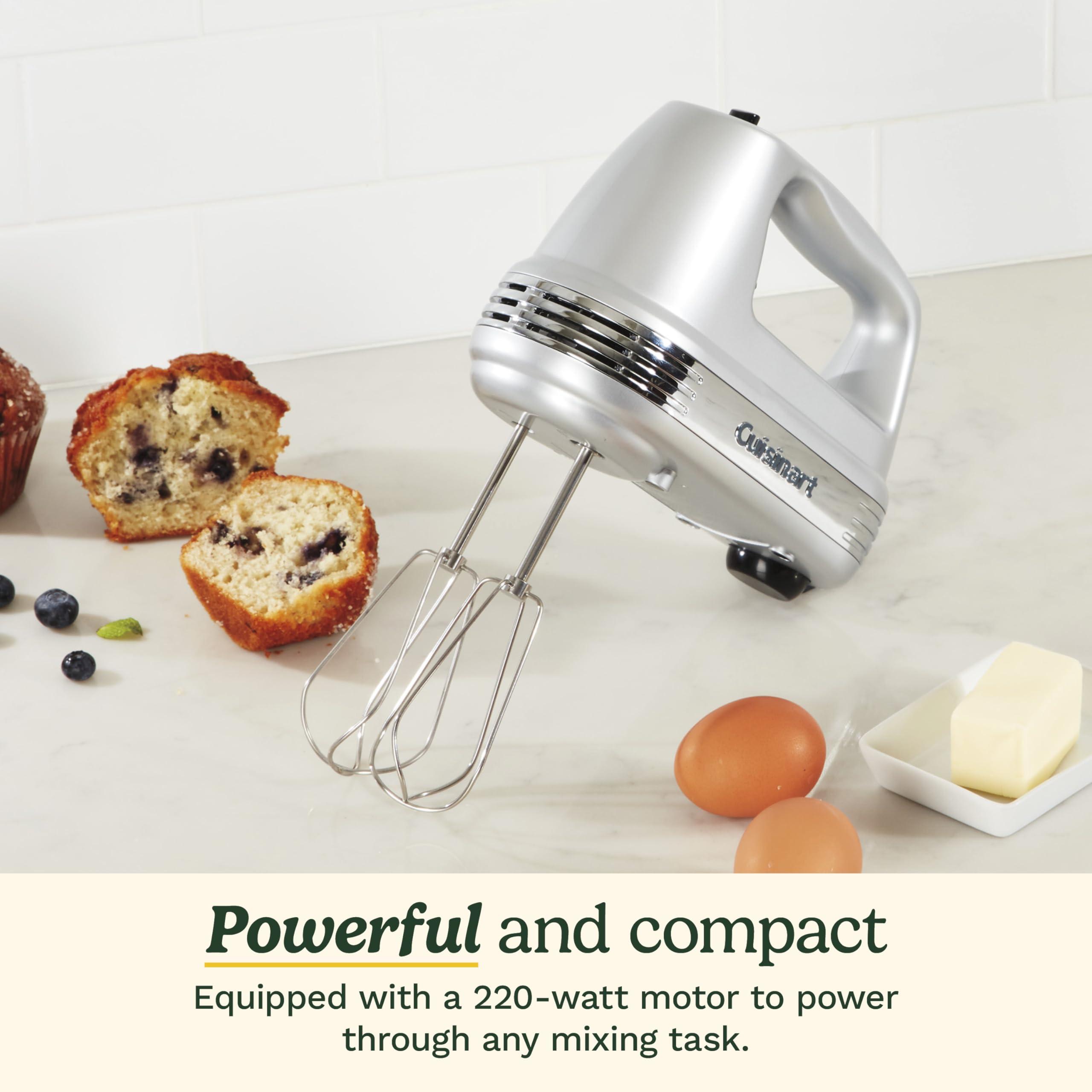 Cuisinart Cuisinart HM-90BCS Power Advantage Plus 9-Speed Handheld Mixer with Storage Case, Brushed Chrome