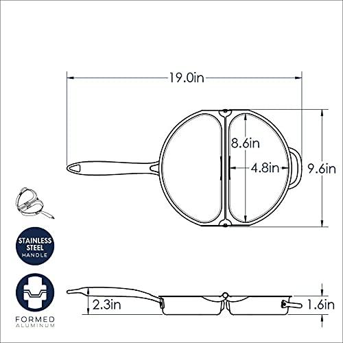 Nordic Ware Nordic Ware Italian Frittata and Omelette Pan, 8.4 Inches, Non-Stick