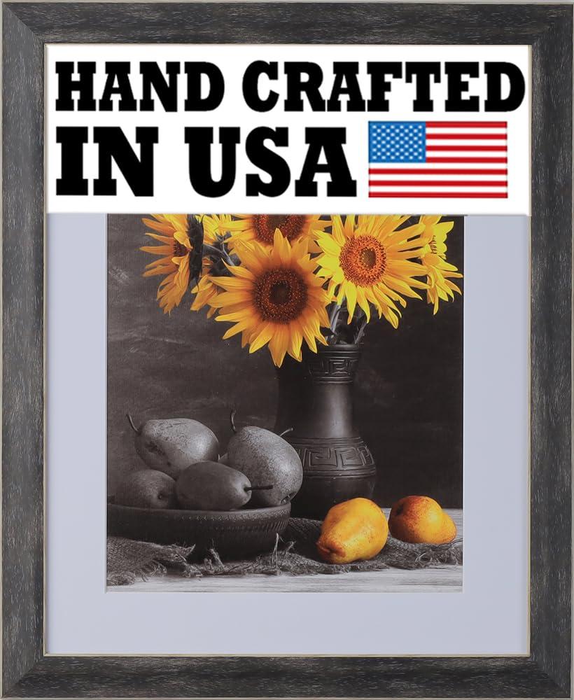 WHOLESALE ARTS AND FRAMES WHOLESALE ARTS AND FRAMES 1-1/2\" Polystyrene Contemporary Picture Frame - by WholesaleArtsFrames-com 12x12 1011 Series - Dirty Grey - Made In USA