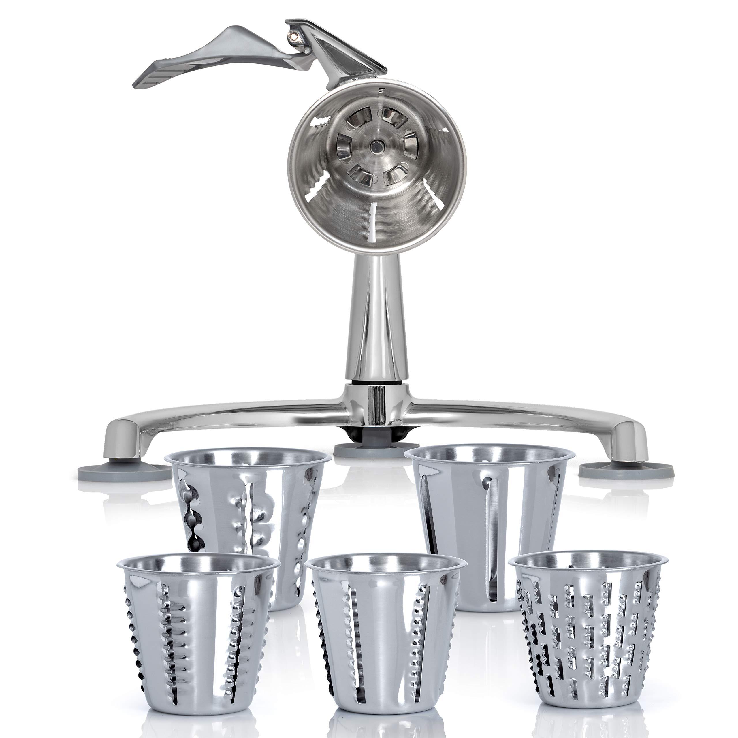 Maxam Maxam Vegetable Chopper, Dynamic Food Processor with Stainless-Steel Shredders