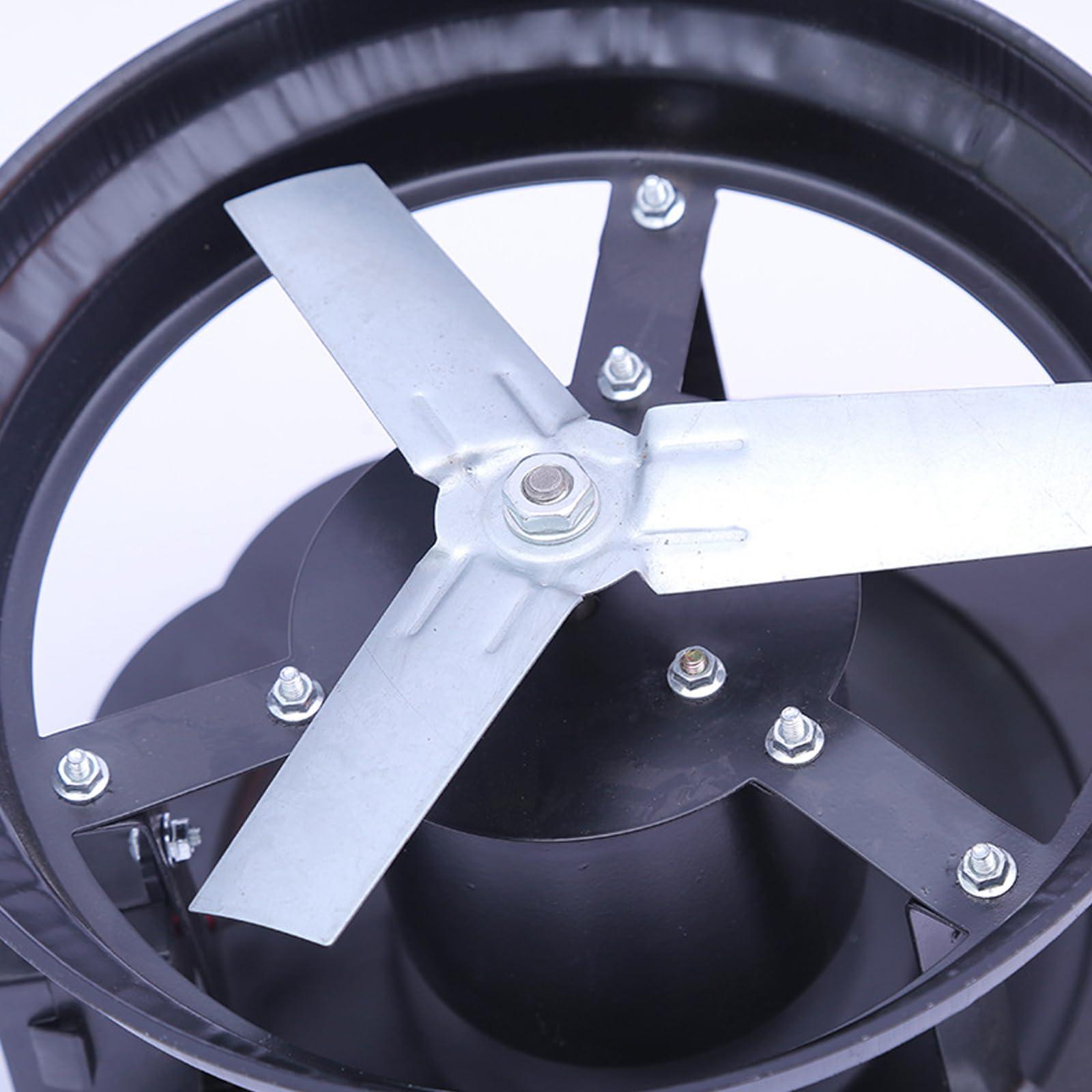 JHKJ JHKJ Chimney Fan, 50W/60W/100W Fireplace Exhaust Fan Flue Fan Chimney Draft Inducer Chimney Exhaust Fan for Fireplace Black(1pc),50W