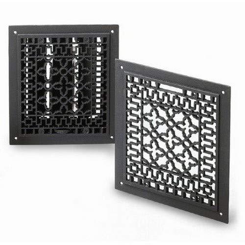 Minuteman International Minuteman International Cast Iron Floor Grate Grille, Black