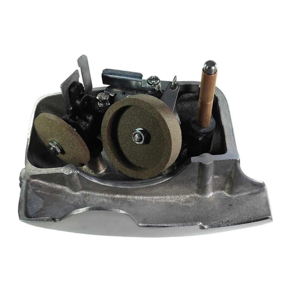 National Band Saw Company BERKEL Slicer Sharpener Assembly and Cover, Polished Aluminum for Models 909E, 919E, 909, 919