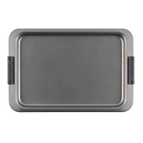 Anolon Anolon Advanced Nonstick Bakeware with Grips, Nonstick Cookie Sheet / Baking Sheet - 11 Inch x 17 Inch, Gray