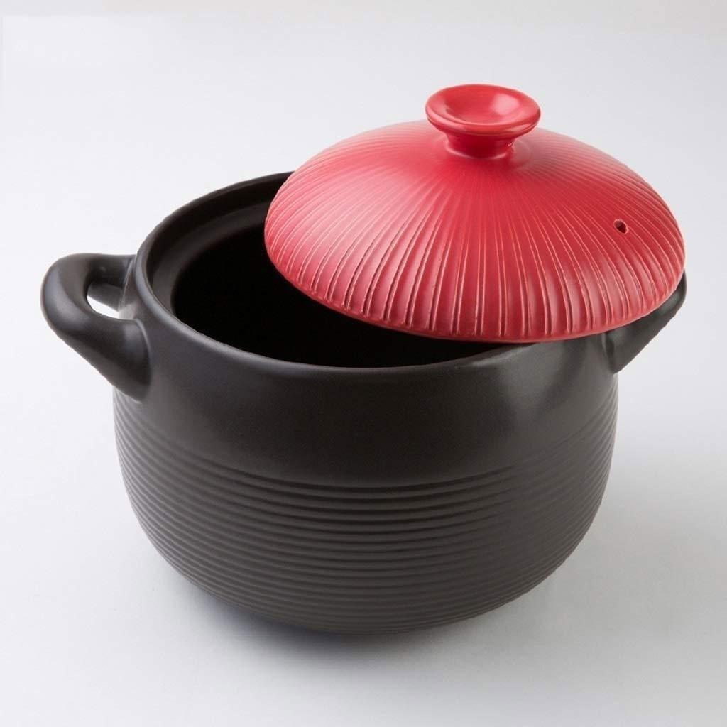 GFFFFFFJJJJJJJJJJJ Ceramics Casserole Casserole Bowl with Lid Country Style Soup Stew Glazed Clay Pot Crocks High Heat Resistant Soup Large Capacity Soup Pot
