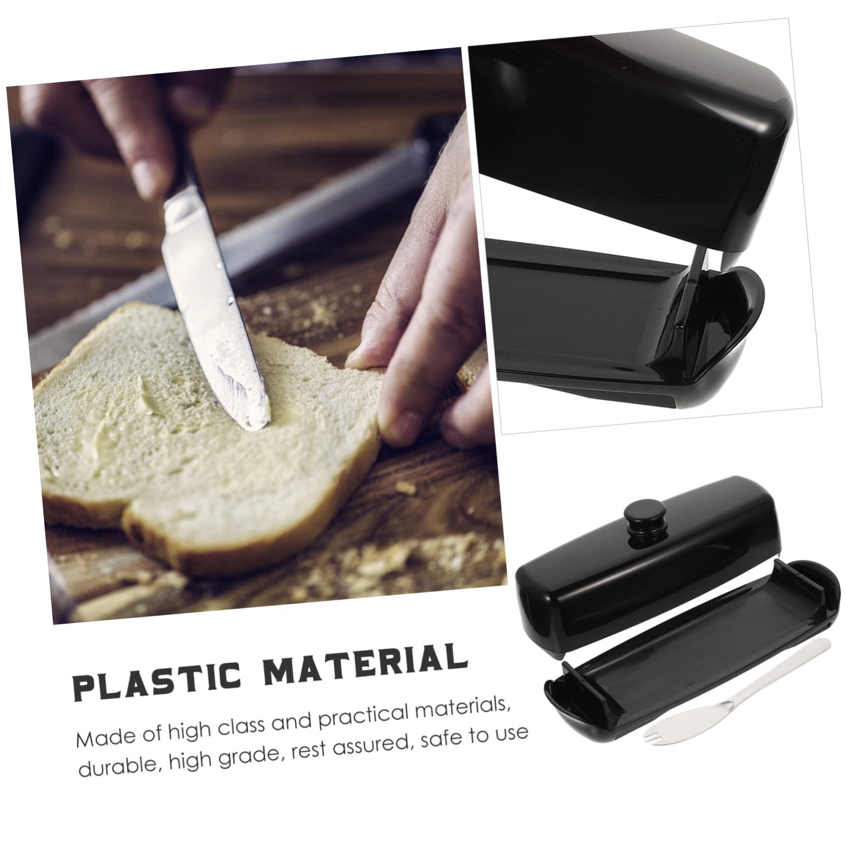 MUCKLILY MUCKLILY Butter Keeper Container with Cover Butter Storage Box for Fridge Ideal Cheese Box for Kitchen Butter Dish with Lid for Easy Storage and Organization