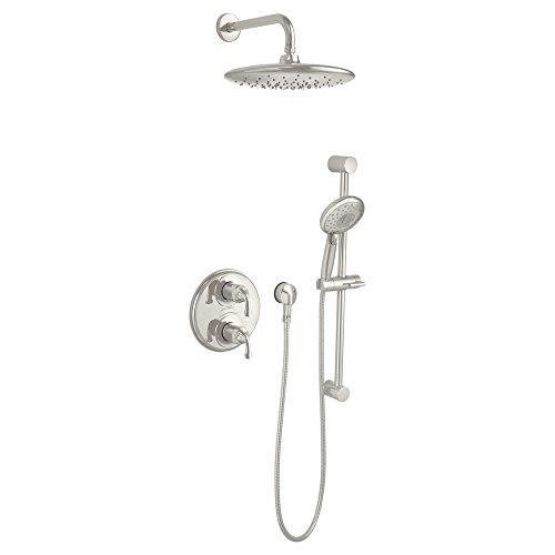 American Standard American Standard 9038001.013 Spectra Water Saving Rain Shower Head 11-inch 1.8 GPM, Polished Nickel