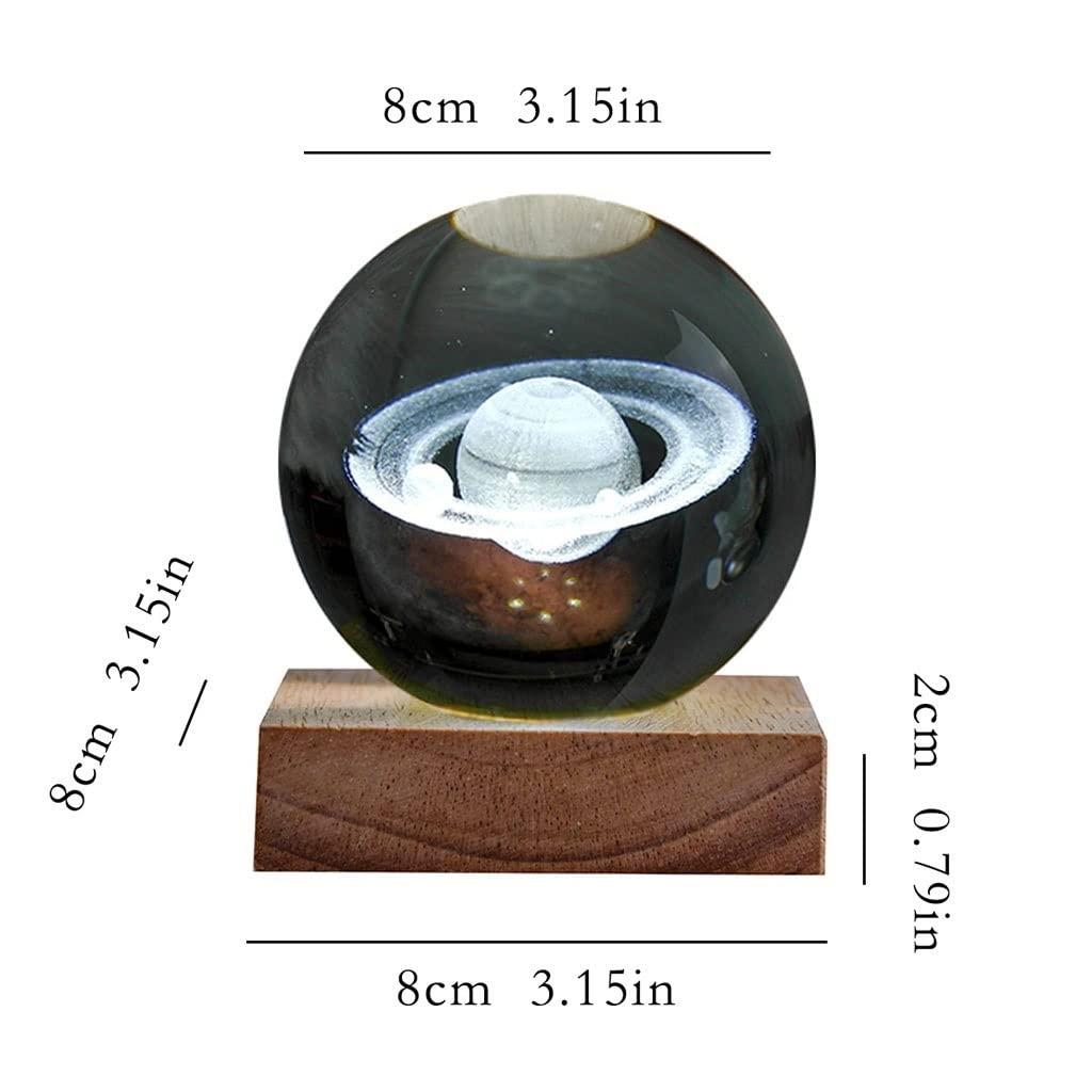 UNNS UNNS Crystal Balls Decor Crystal Ball Office Desktop Ornament Birthday Gift Living Room Crystal Ball Transparent Ball Creative Glass Decorations Fortune Teller Ball (Color : 8cm)