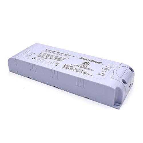 PLUSPOE PLUSPOE 24Volt 80Watt Triac Dimmable Driver Transformer for LED Tape Strip Lights, Phase Dimming, ETL Approved