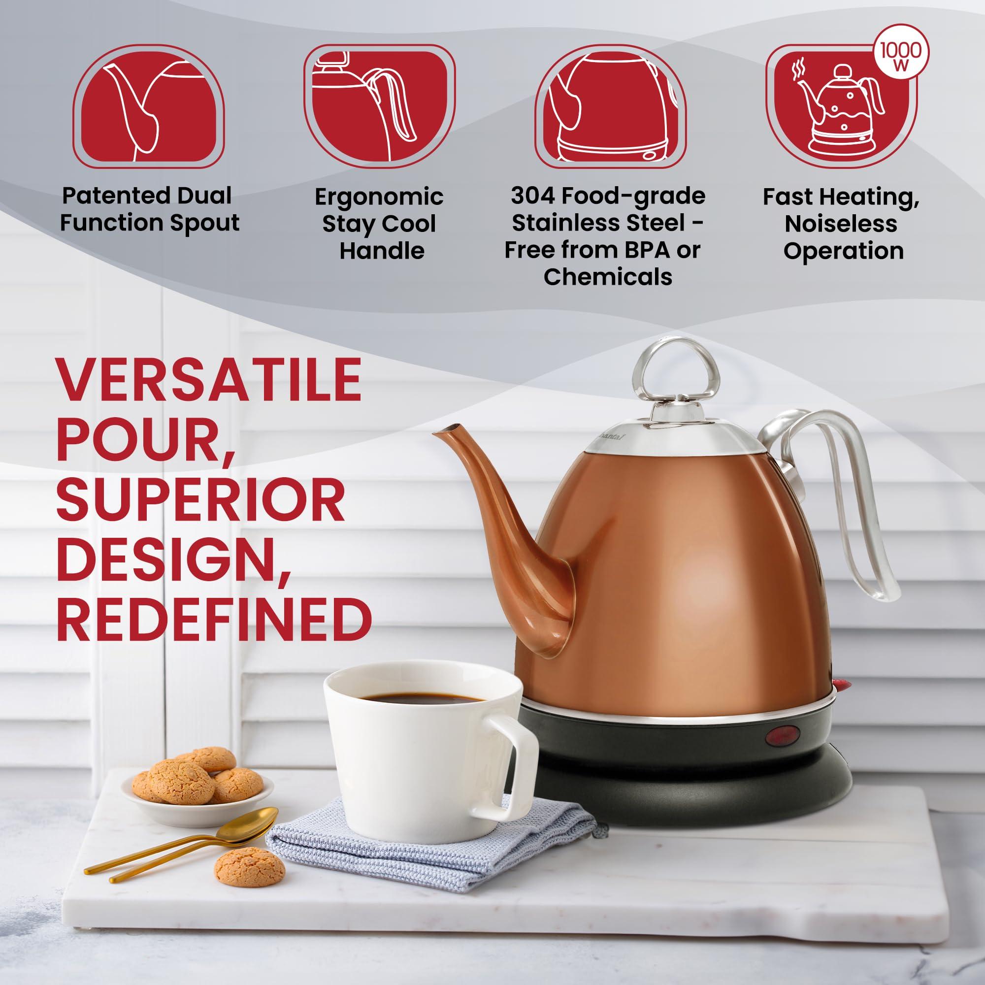 Chantal Chantal Mia Electric Kettle, 32 oz (Copper)