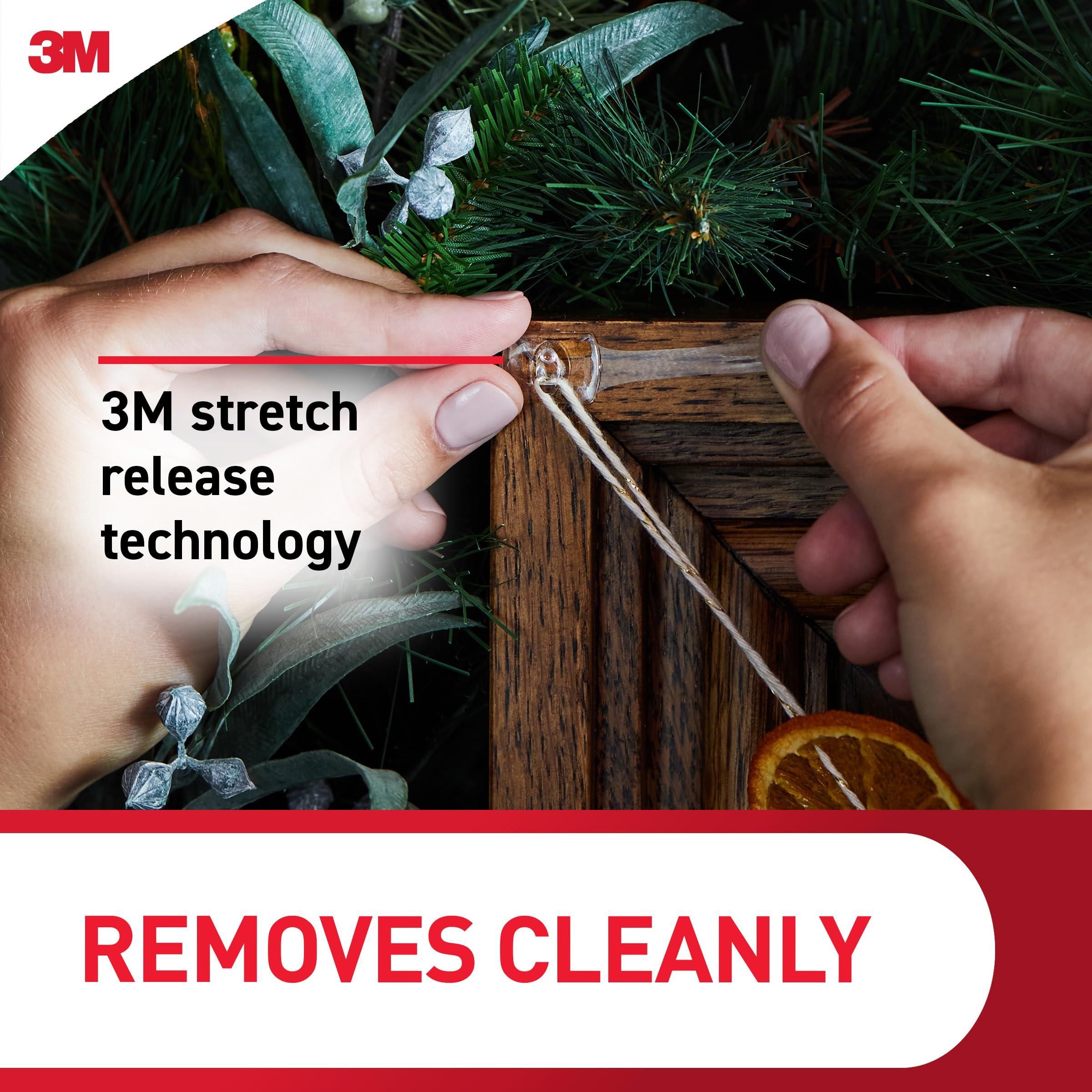 Command Command Indoor Mini Light Clips, Damage Free Hanging Christmas Light Clips, Mini Wall Clips for Hanging Indoor Christmas Decorations, Lights and Cables, 45 Clear Clips and 54 Command Strips