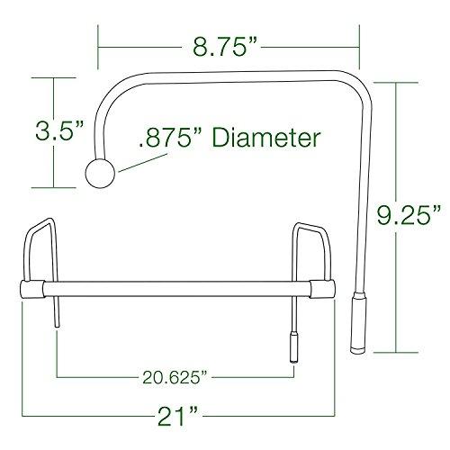 Cocoweb Cocoweb SLED21AB Tru-Slim LED Picture Light, 21", Antique Brass