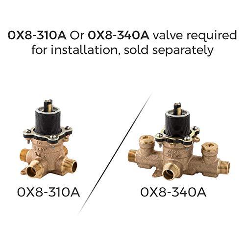 Pfister Pfister Weller Shower Only Trim Kit, Valve Not Included, 1-Handle, 2-Hole Install, Tuscan Bronze Finish, LG897WRY