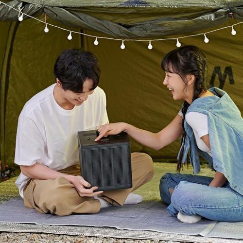 ZIOSTAND HAPEL Sleep Care Cooling & Heating Mattress Pad with Air Filtration & UV Technology 4 Season Use Energy Efficient Ideal for Comfortable Sleep Fits Single - Black