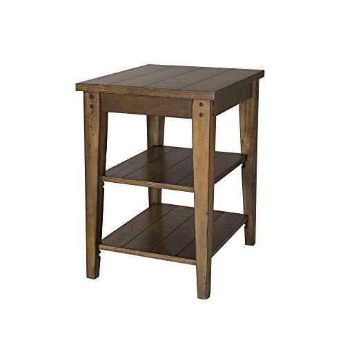 Liberty Furniture INDUSTRIES Liberty Furniture Industries Lake House Tiered Table, 18\" x 22\" x 26\", Medium Brown