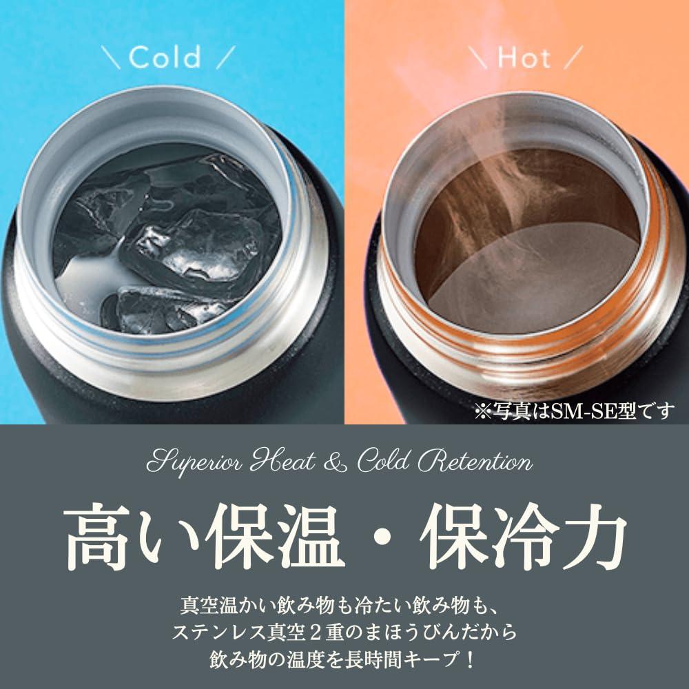 Zojirushi Zojirushi SM-SD48BC Stainless Steel Vacuum Insulated Mug, 1 Count (Pack of 1), Silky Black