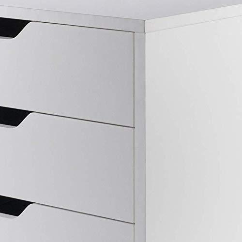Winsome Winsome 10519 Halifax 5-Drawer Composite Wood Cabinet, White