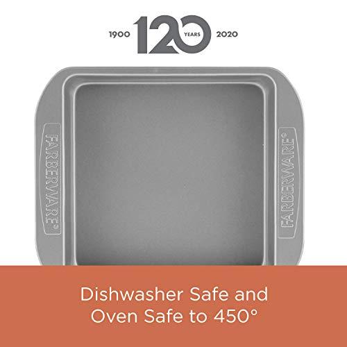 Farberware Farberware Nonstick Bakeware Baking Pan / Nonstick Cake Pan, Rectangle - 9 Inch x 13 Inch, Gray