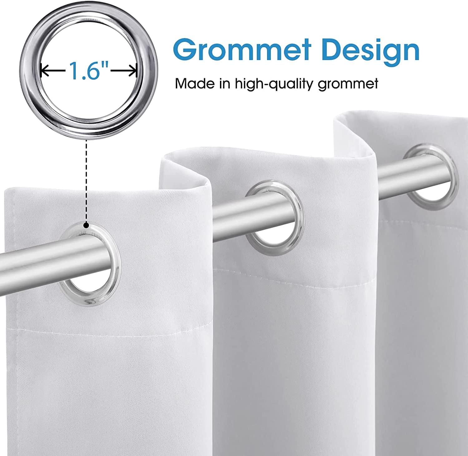 MPUTIE Abstract Tropical Palm Banana Leaf Curtains, Modern Mid Century Blackout Curtains, Soft Polyester Privacy Washable Grommet Drapes for Family Living Room Bedroom Dorm Classroom 2 Panels - 52x84Inch