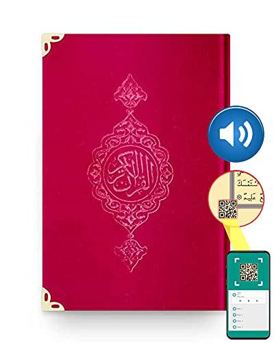 Optimum Store Special Red Velvet Quran (Red, Gilded, Sealed) | Gift to Everyone (Hafiz Size 14x20 cm, Red)