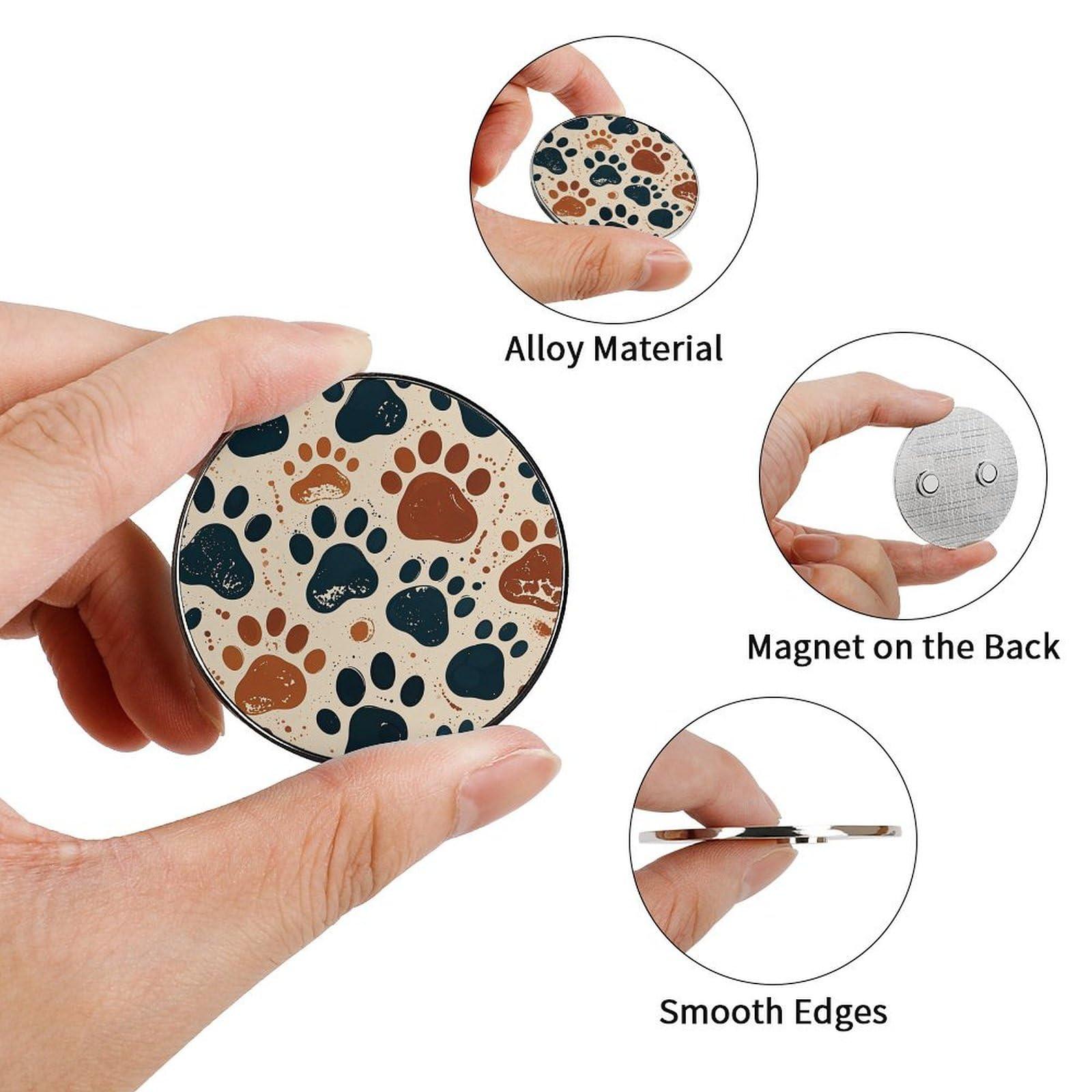 RKJVB Fridge Magnets Funny Cute Strong Magnetic Refrigerator Sticker Dog Paw Refrigerator Magnets Reusable Fridge Magnet Sticker for Kitchen Locker Car Home Whiteboard Office