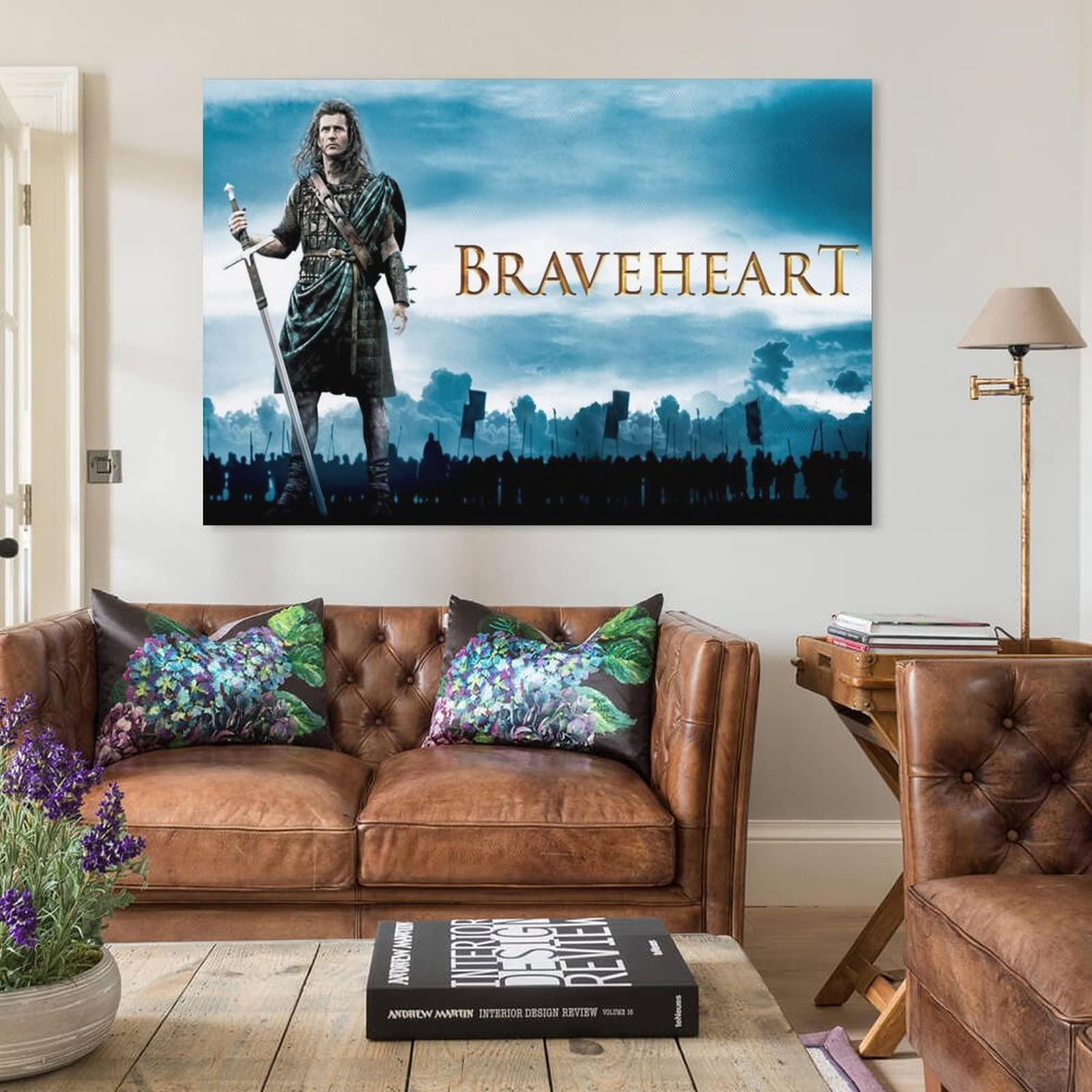 HAUHAU Braveheart Movie Poster (23) Room Aesthetic Poster Print Art Wall Painting Canvas Posters Gifts Modern Bedroom Decor 20x30inch(50x75cm)